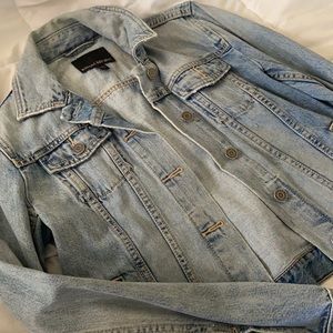 Light wash denim jacket-banana republic